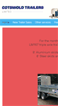 Mobile Screenshot of cotswoldtrailers.co.uk
